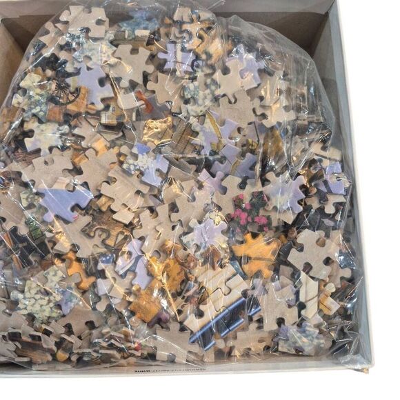 Buffalo Games Charles Wysocki Dahlia Makes A Dory Deal 1000 pc Jigsaw Puzzle, Bo - Picture 6 of 11